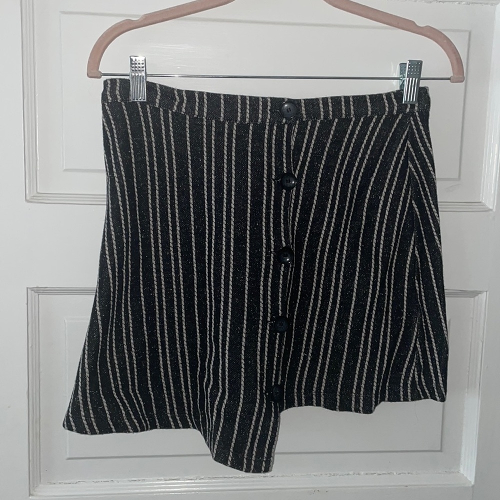 Urban Outfitters Black and Cream striped skirt